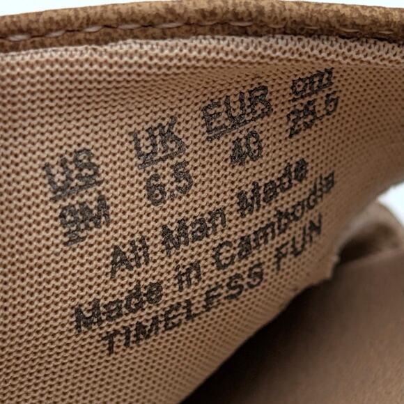 Dr. Scholl's Timeless Fun Strappy Sandal Honey Brown Faux Leather Size US9M EU40 - Picture 7 of 11